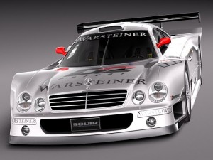 Mercedes-Benz CLK GTR 1998 3D 모델