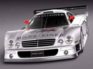 Mercedes-Benz CLK GTR 1998 3D Model