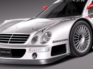 Mercedes-Benz CLK GTR 1998 3D 모델