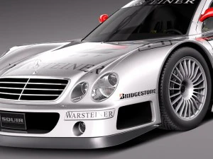 Mercedes-Benz CLK GTR 1998 3D Model
