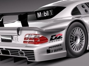 Mercedes-Benz CLK GTR 1998 3D 모델