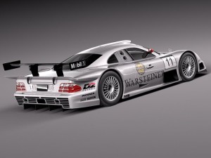 Mercedes-Benz CLK GTR 1998 3D 모델