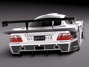 Mercedes-Benz CLK GTR 1998 3D Model