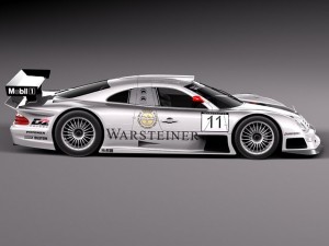 Mercedes-Benz CLK GTR 1998 3D 모델