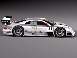 Mercedes-Benz CLK GTR 1998 3D Model