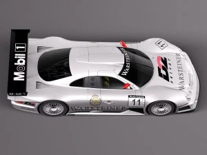Mercedes-Benz CLK GTR 1998 3D Model