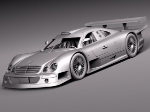 Mercedes-Benz CLK GTR 1998 3D 모델