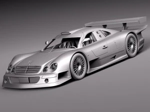 Mercedes-Benz CLK GTR 1998 3D Model