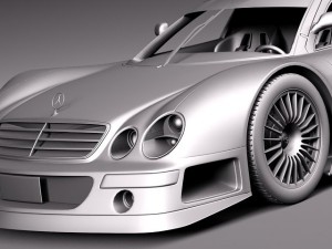 Mercedes-Benz CLK GTR 1998 3D 모델
