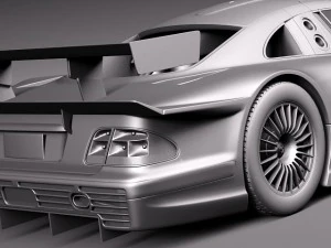 Mercedes-Benz CLK GTR 1998 3D Model