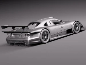 Mercedes-Benz CLK GTR 1998 3D Model