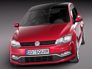 Volkswagen Polo 5-door 2015 Modelo 3D