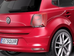 Volkswagen Polo 5-door 2015 Modelo 3D