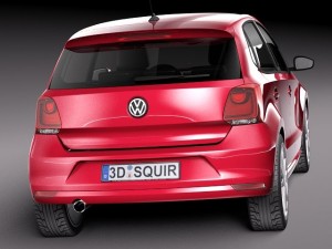 Volkswagen Polo 5-door 2015 Modelo 3D