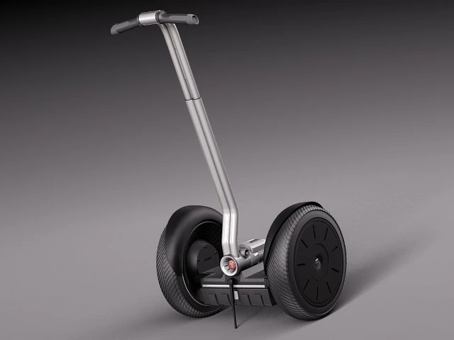 Segway I2 3D Model .c4d .max .obj .3ds .fbx .stl .blend 