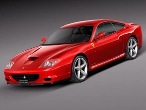 Ferrari 575M Maranello 2002-2006 3D Model