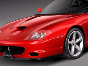 Ferrari 575M Maranello 2002-2006 3D Model
