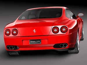 Ferrari 575M Maranello 2002-2006 3D Model