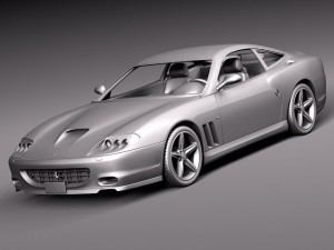 Ferrari 575M Maranello 2002-2006 3D-Modell