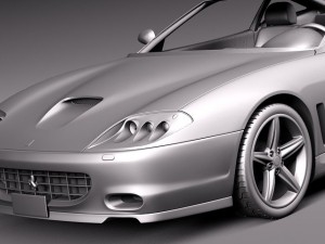 Ferrari 575M Maranello 2002-2006 3D-Modell