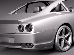 Ferrari 575M Maranello 2002-2006 3D-Modell