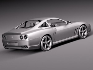 Ferrari 575M Maranello 2002-2006 3D-Modell