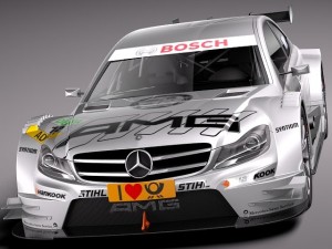 Mercedes-Benz C AMG DTM 2012-2014 3D Модель