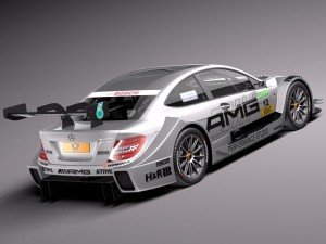 Mercedes-Benz C AMG DTM 2012-2014 3D Модель