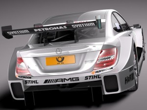 Mercedes-Benz C AMG DTM 2012-2014 3D Модель