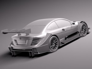 Mercedes-Benz C AMG DTM 2012-2014 3D Модель
