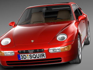 Porsche 968 1991-1995 3Dモデル