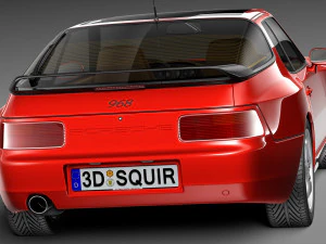 Porsche 968 1991-1995 3D Model