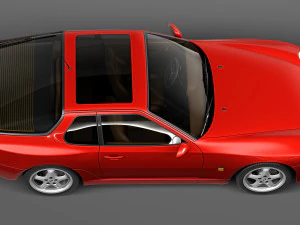 Porsche 968 1991-1995 3D Model