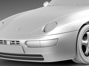 Porsche 968 1991-1995 3D Model