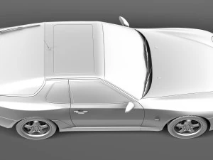 Porsche 968 1991-1995 3D Model