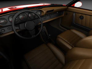 Porsche 968 1991-1995 3D Model