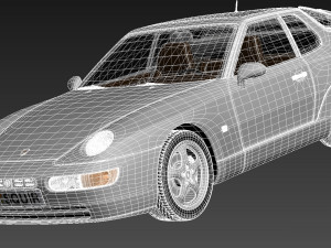 Porsche 968 1991-1995 3Dモデル