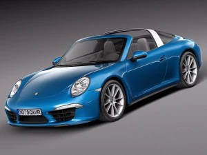 Porsche 911 Targa 2015 Modello 3D