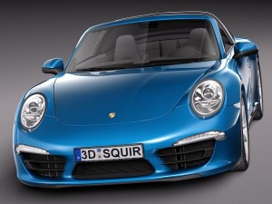 Porsche 911 Targa 2015 3D 模型