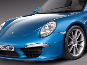 Porsche 911 Targa 2015 3D 模型