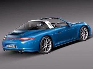 Porsche 911 Targa 2015 3D Model