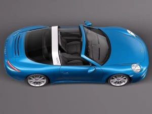 Porsche 911 Targa 2015 3D Model