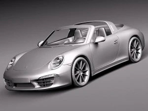Porsche 911 Targa 2015 3D Model