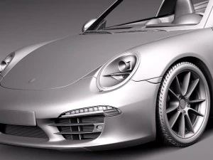 Porsche 911 Targa 2015 3D Model
