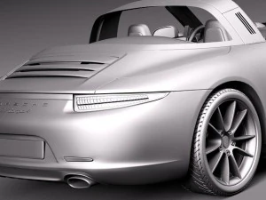 Porsche 911 Targa 2015 3D Model