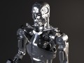 Terminator T800 Corona 3D model rigged