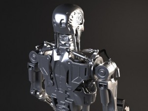 Terminator T800 Rigged 3D Model
