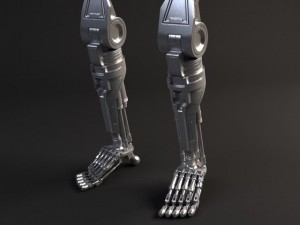 Terminator T800 Rigged 3D Model