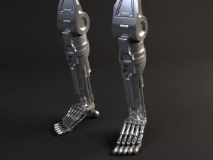 Terminatore T800 attrezzato Modello 3D