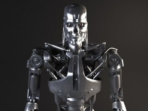 Terminator T800 Rigged 3D Model